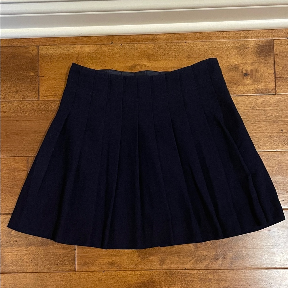 Girl’s Crewcuts Navy Blue Pleated Skirt